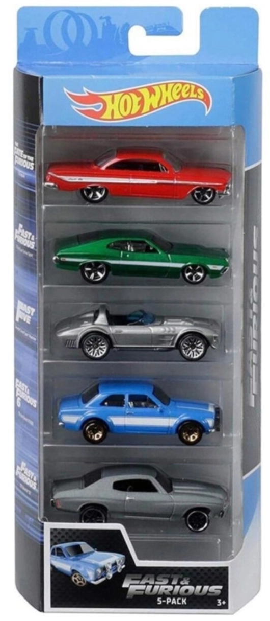 Hot Wheels Beşli Araba Seti Fast & Furious Serisi