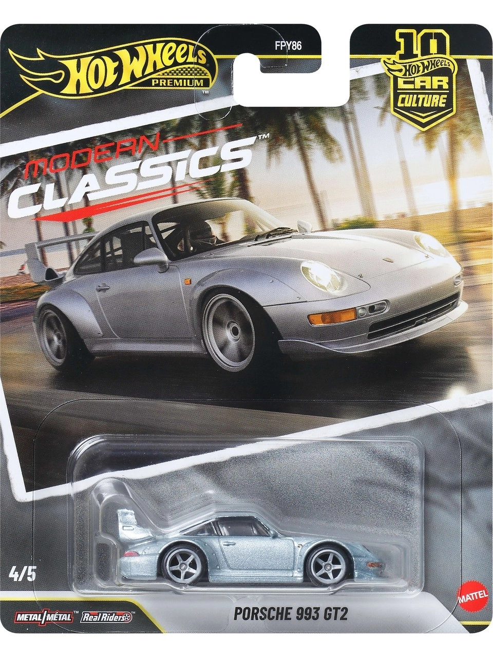 Hot Wheels Car Culture Premium Porsche 993 GT2
