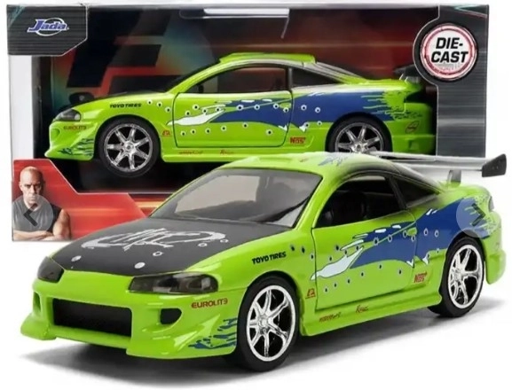 Jada Fast & Furi̇ous 1:32 Brian’s Mitsubishi Eclipse Kurşun Delikli Versiyon
