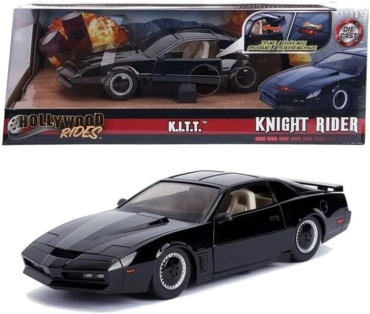 Jada Efsane Kara Şimşek Knight Rider 1982 Pontiac 1:24