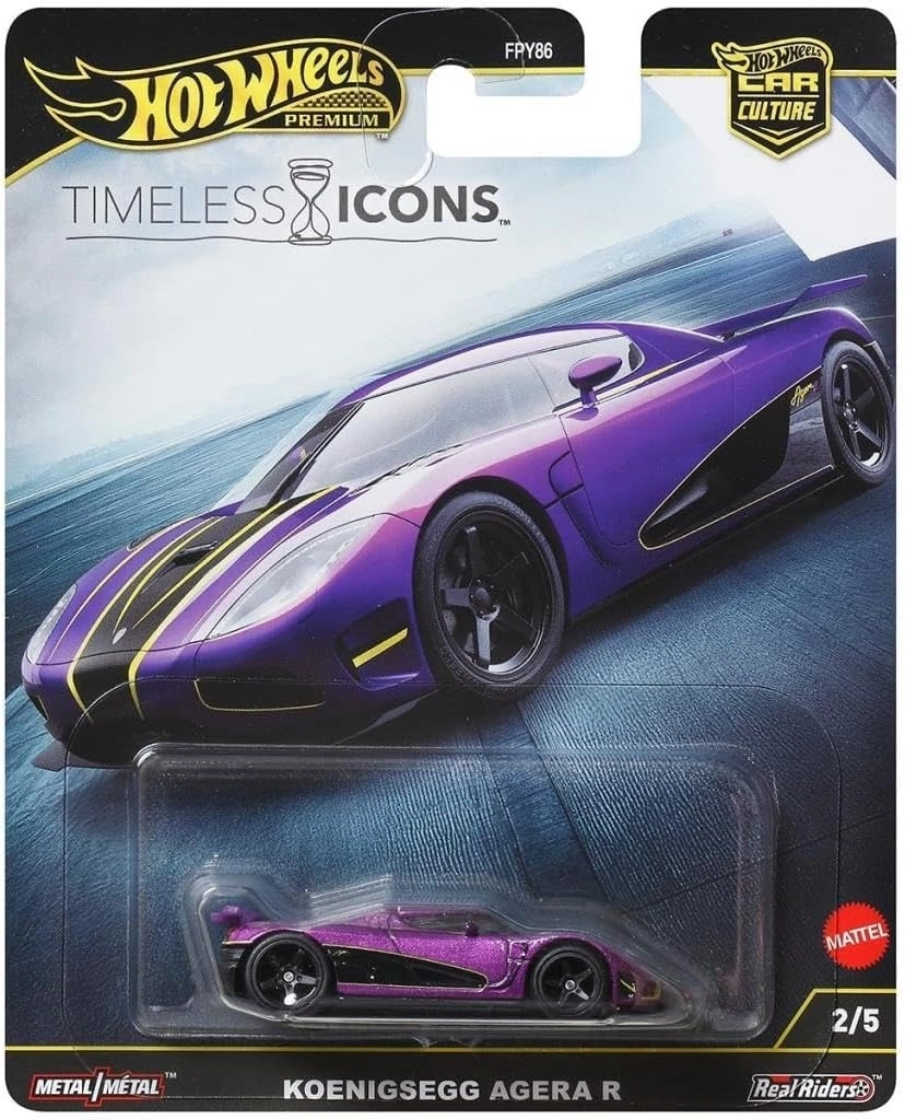 Hot Wheels Premium Car Culture Timeless Icons KOENINGSEGG AGERA R JBK93