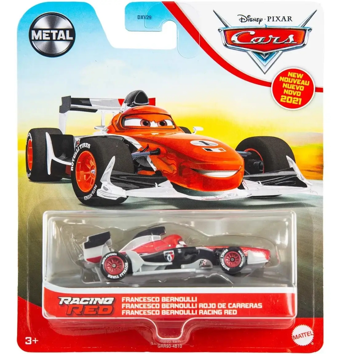 Cars 3 Tekli Karakter Araçlar Racing Red Francesco Bernoulli