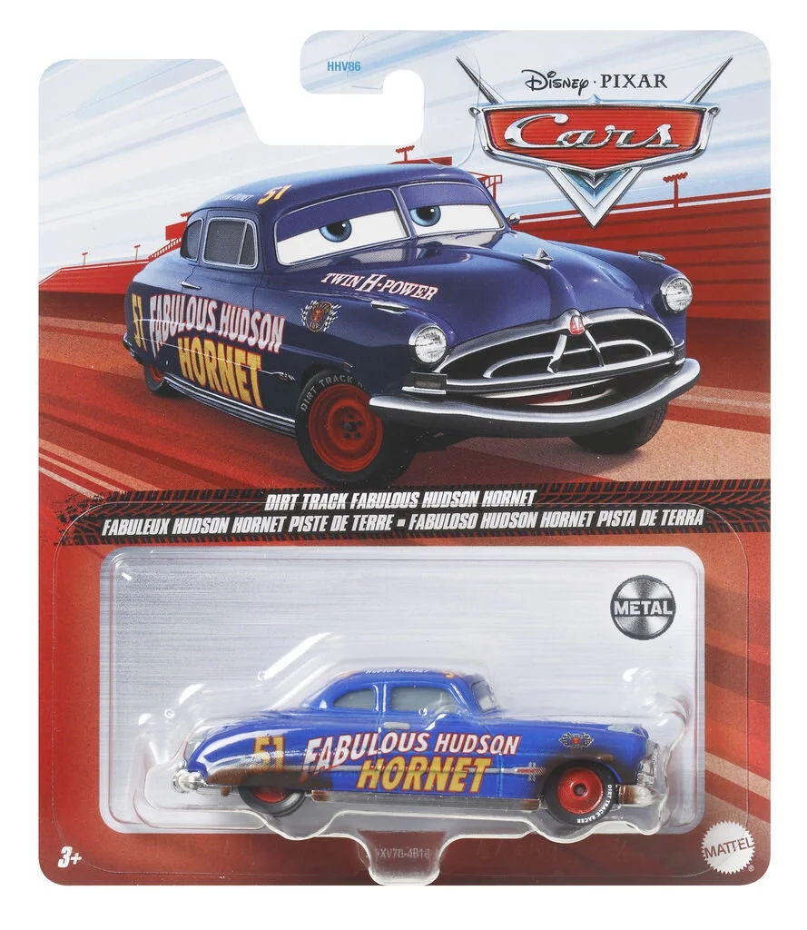Cars 3 Tekli Karakter Araçlar Dirt Track Fabulous Hudson Hornet DXV70