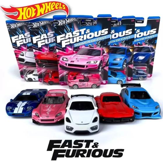 Hot Wheels Fast & Furious Women Of Fast 5li Set HNR88