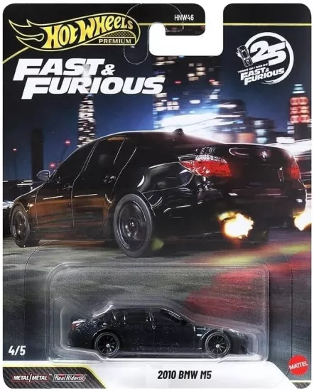 Hot Wheels Premium Series 25.Yıl Özel Fast & Furious 2010 BMW M5 HNW46 - JHW62