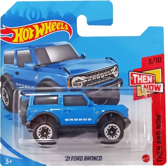 Hot Wheels ’21 Ford Bronco Then and Now 3/10 (100/250) 2021 Kısa Kart GRX28