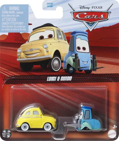 Cars 3 Tekli Karakter Araçlar Luigi & Guido DXV29 HFB64