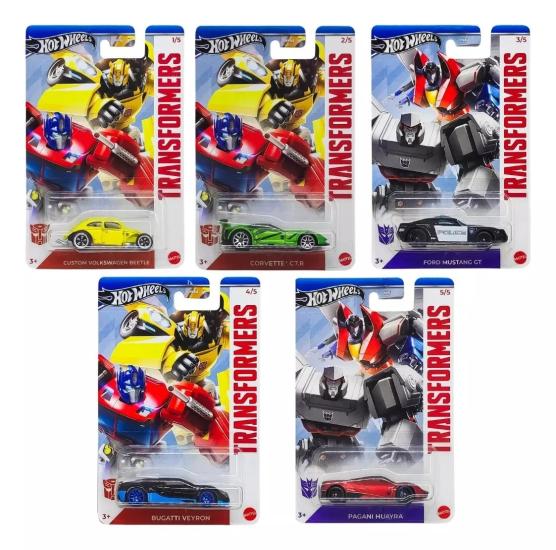 Hot Wheels Transformers 5’li Tam Set Film Arabaları HWR63