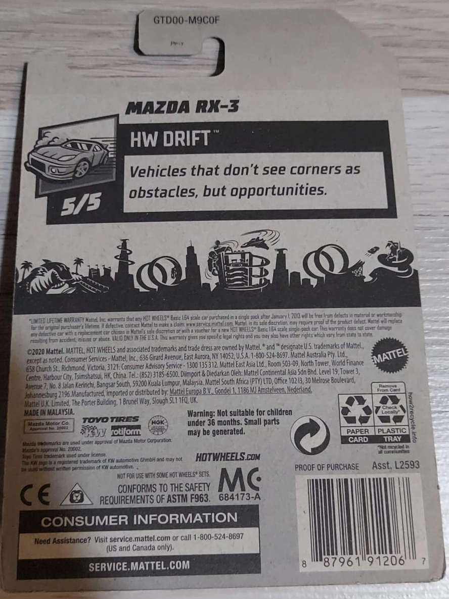 Hot Wheels Mazda RX-3 STH